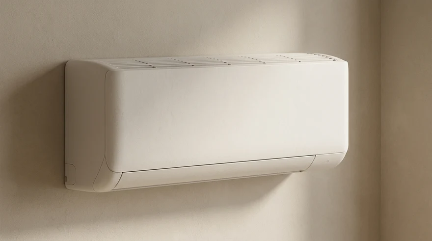 Balmair wall unit design study, chalk mineral finish